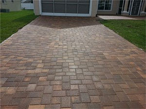 Brick Driveway Design, Inverness, FL